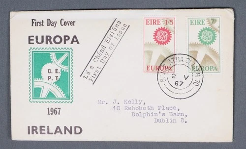 MayfairStamps Ireland FDC 1967 Europa Dual First Day Cover aaw_71691
