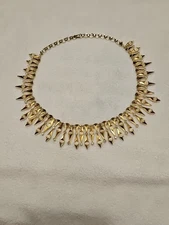 Kendra Scott Cici Gold Tone Collar Statement Necklace
