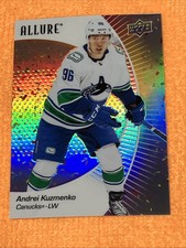 Andrei Kuzmenko 2023-24 Allure Hockey #23 CONFETTI PARALLEL - Vancouver Canucks