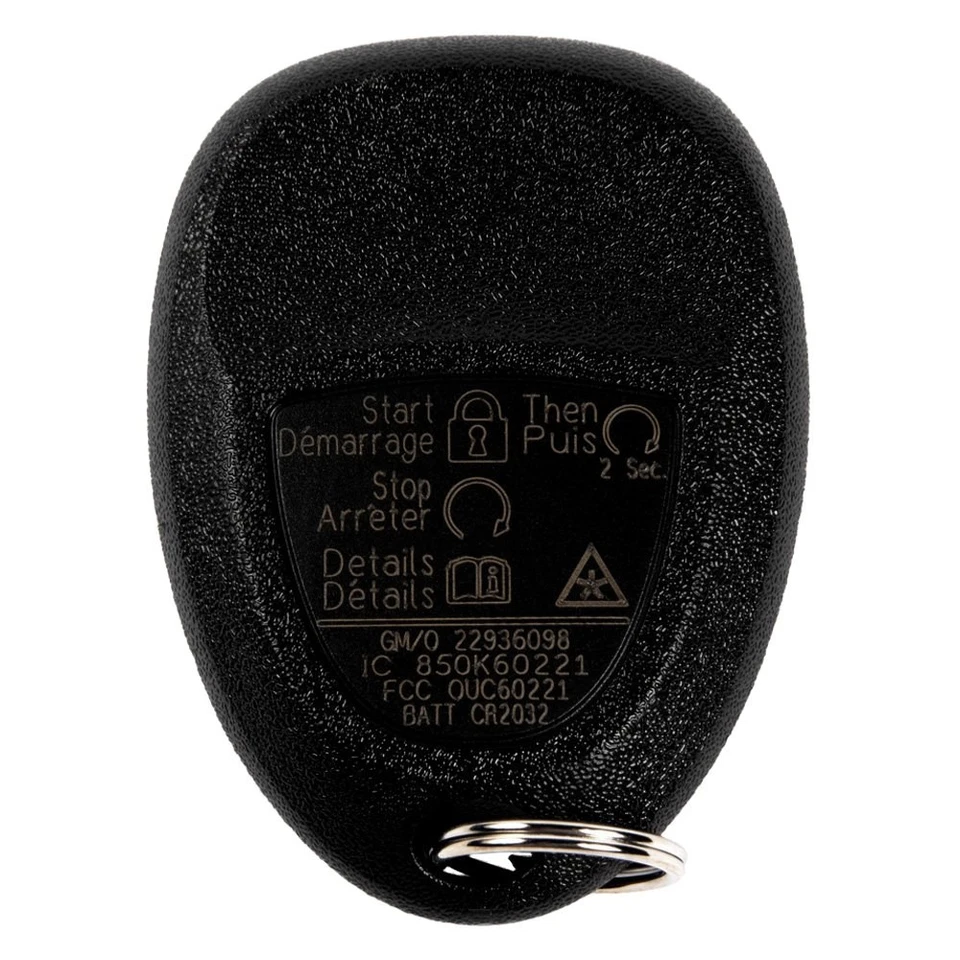 For Chevy Silverado 2500 HD 07-14 Keyless Entry and Alarm System Remote Control - Imagem 2 de 3
