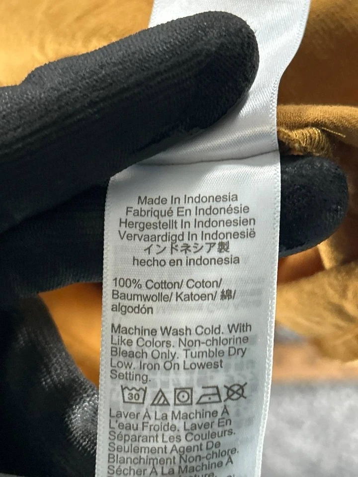 Camisa de vestir para mujer J.Crew 8 Petite marrón algodón pana blusa Foto 4 de 4