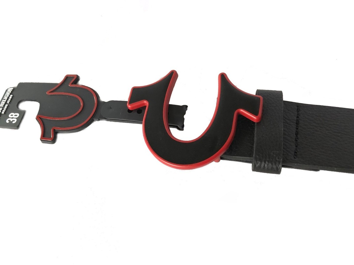 New True Religion Men Belt TR304702 Indo-Sage Enamel filled