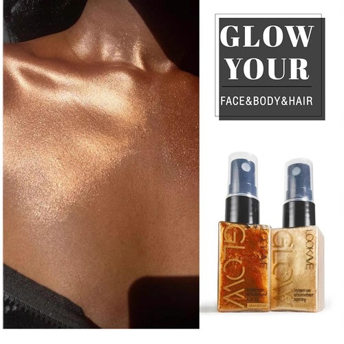 Shimmer Oil Spray Waterproof Long Lasting Moisturizing Spr Highlight GXW I1A8