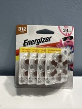 Energizer 24-Pack of Size 312 Batteries Hearing Aid Batteries Exp 06/28