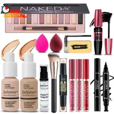 All in One Makeup Kit for Women Full Kit, Makeup Set 12 Colors Eyeshadow, Founda