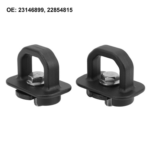˘2Pcs Truck Tie Down Anchors 23146899 Alloy Bed Mounted Tie Down Ring For Cars - Picture 10 of 12