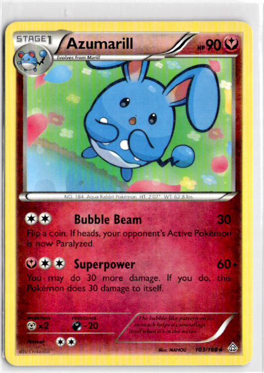 Azumarill #103 Pokemon Primal Clash LP