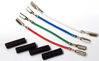 Turntable Head Shell To Cartridge Connecting Cables Leads Wires (Set Of 4 Leads)