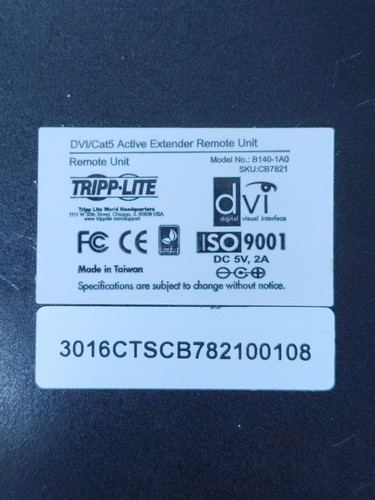 B140-1A0 TRIPP LITE EXTENDER ACTIVE REMOTE UNIT B140-1A0 - Picture 2 of 12