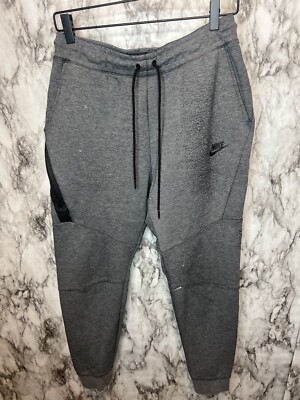 Nike Tech Fleece 2.0 Slim Taper Pants Carbon Heather 805162-091 Men's Size  M | eBay