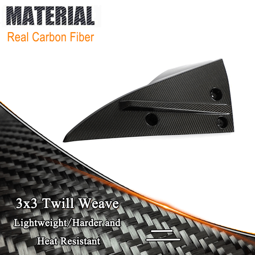 Carbon Heck Stoßstangen Splitter Flaps Hinten Spoiler für Tesla Model S 2021-24 - Picture 7 of 10