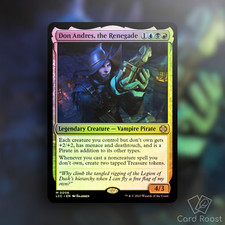 MTG FOIL Don Andres, the Renegade Commander: The Lost Caverns of Ixalan LCC