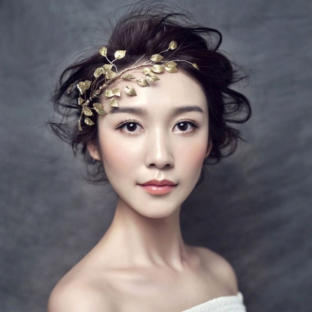 Fashion Leaf Leaves Wedding Bridal Headband Tiara Headdress Hair