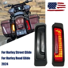 LED Rear Fender Tail Lights Turn Signal For 2024 Harley Street Glide Road Glide
