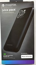 mophie Juice Pack Battery Case for iPhone 15 Pro Max - Black