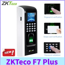 ZKTeco F7 Plus Attendance Biometric Fingerprint Time Clock Door Access Control