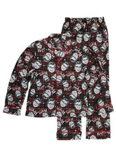 A Christmas Story Ralphie Mens Green/Red Plaid Flannel Sleepwear Pajama Set