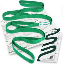 Stretching Strap Yoga Strap for Physical Therapy, 10 Loops Yoga Straps for Stret