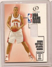 2000-01 Fleer Legacy NBa Game Issue Jersey Card Nanno Mottola