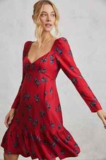 NWT Anthropologie Rosebud Mini Dress size Medium $328