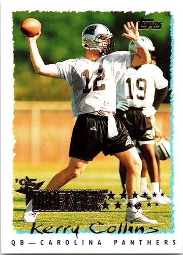 1995 Topps #224 Kerry Collins Carolina Panthers