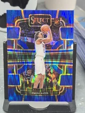 2023-24 Panini Select Emoni Bates Blue Flash  Concourse RC Rookie /99