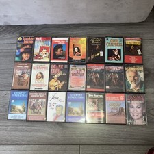 21 Various Country & Western Cassettes Joblot  Inc Johnny Cash Glen Campbell Etc