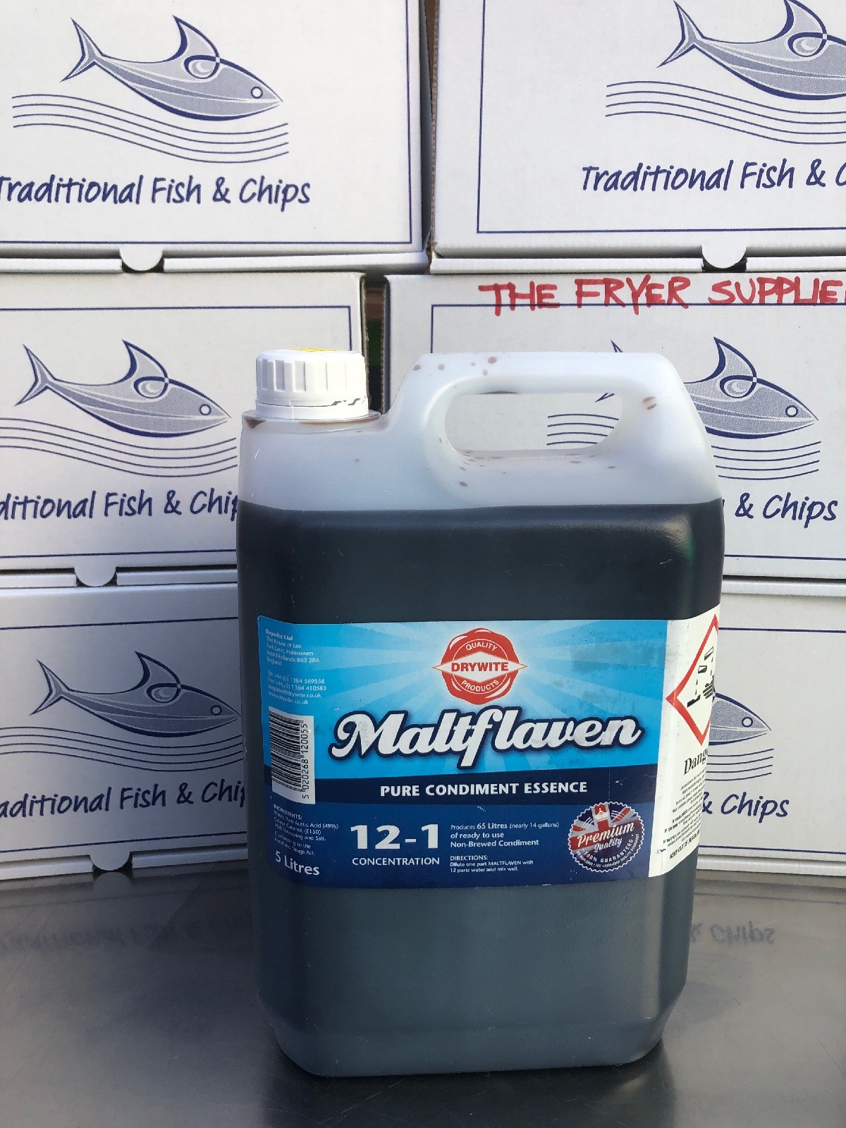 Drywite Maltfllaven 121 Concentrate Condiment Essence Fish & chip