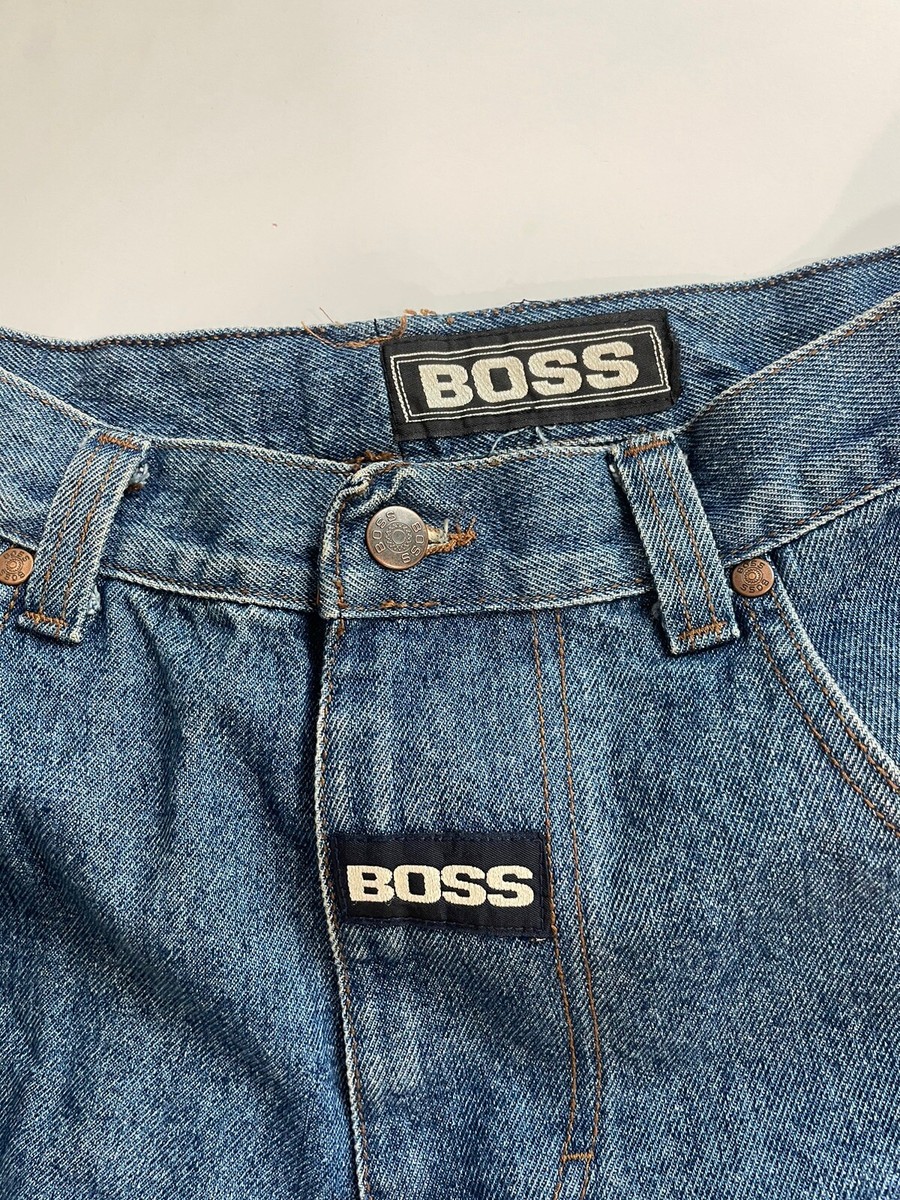 パンツ BOSS Baggy Denim Pants W32L32 BOSS Vintage Baggy Denim Blue Jeans In Size | eBay