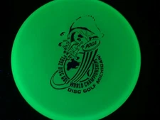 SALE (Blue Glow) 1992  Michigan New Mini Collector Disc Golf Innova Ontario #394