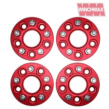 Ford Wheel Spacers 5x108 20mm Focus MK2, MK3, RS, ST. RED T4 Hub Centric Set x 4