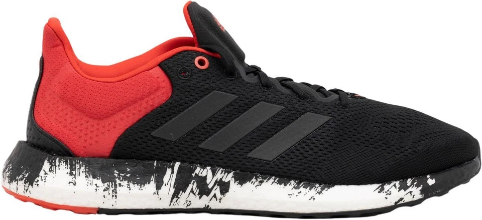 adidas PureBoost 21 Black Vivid Red