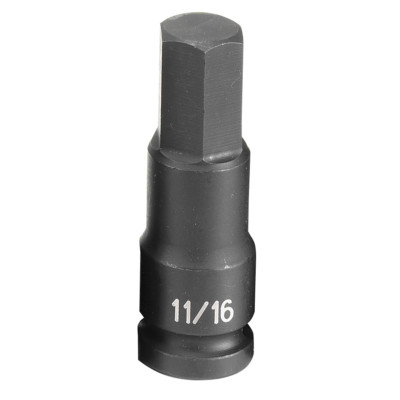Grey Pneumatic 2922F SOC 11/16 1/2D IMP HEX