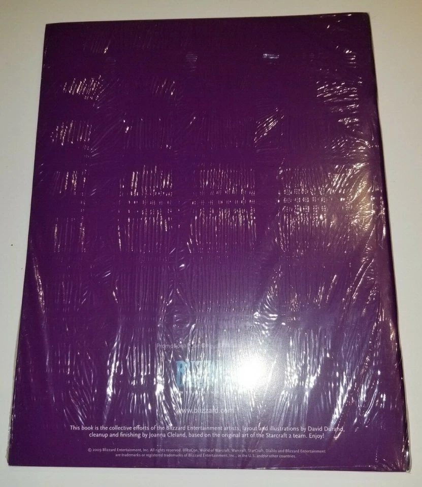 Libro para colorear Blizzard World of Warcraft Wrath of the Lich King sellado raro 2009 Foto 2 de 3