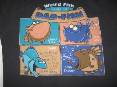 T-shirt Homme Weird Fish Bleu Moyen - Taille M - Mélange Coton/Polyester - Bon état