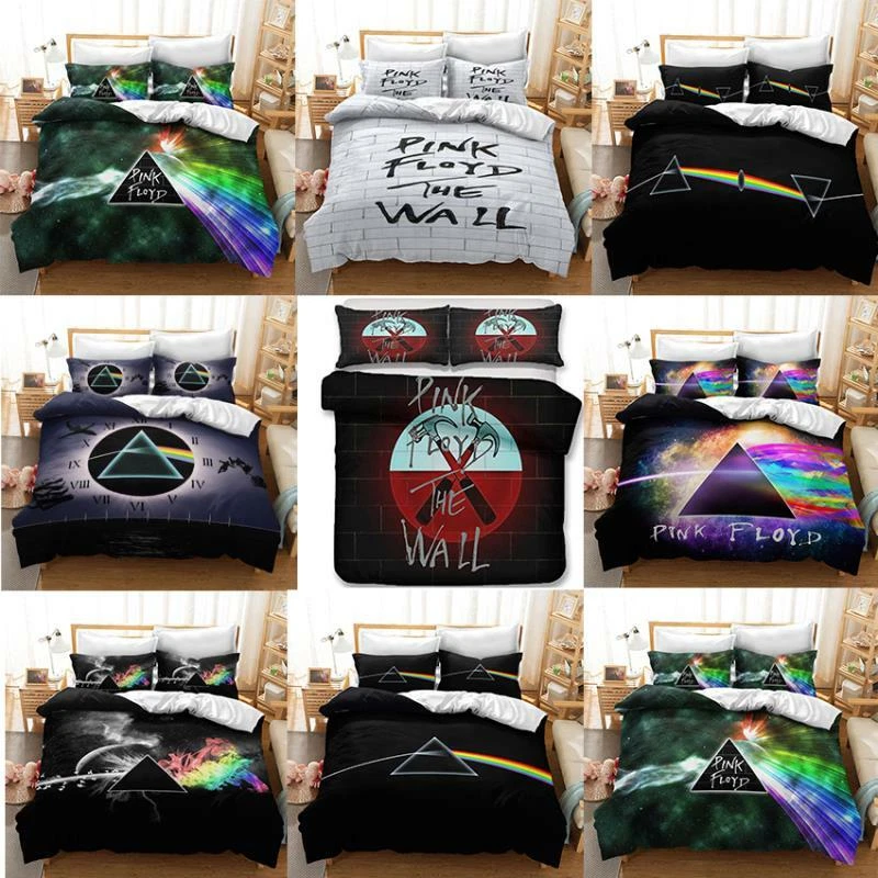 Pink Floyd Collection Single/Double/Queen/King Bed Quilt Cover Set