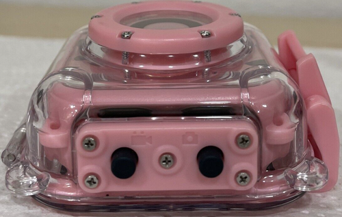 Action camera per bambini Ourlife con custodia (rosa) - FUNZIONA, LEGGI BENE - Foto 3 di 16