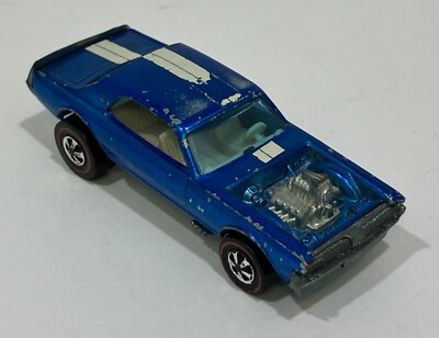 Nitty Gritty Kitty BLUE white interior original Hot Wheels Redline