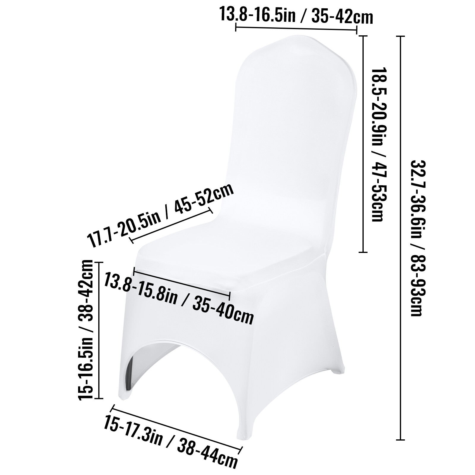 50pcs Spandex Stretch Wedding Chair Cover Covers Banquet Anniversary