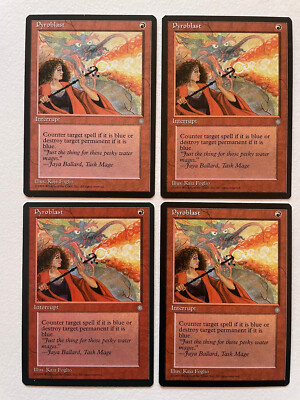 MTG Ice Age: Pyrobalst x 4 Full Playset [NM]
