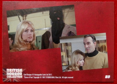 BRITISH HORROR - Tarjeta #89 - Circus of Fear - Blades of Steel - Imagen 2 de 2