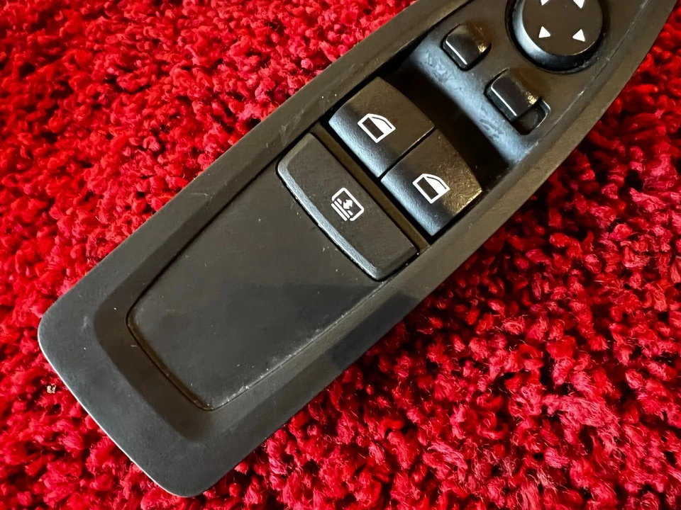BMW 2014-2020 F32 F82 DELANTERO IZQUIERDO LADO CONDUCTOR VENTANA PRINCIPAL INTERRUPTOR OEM 75MK Foto 3 de 4