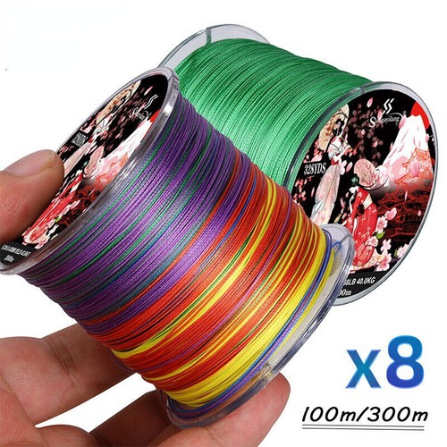 8 Strands Braided Fishing Line 100M 300M Multifilament Carp Fishing Wire