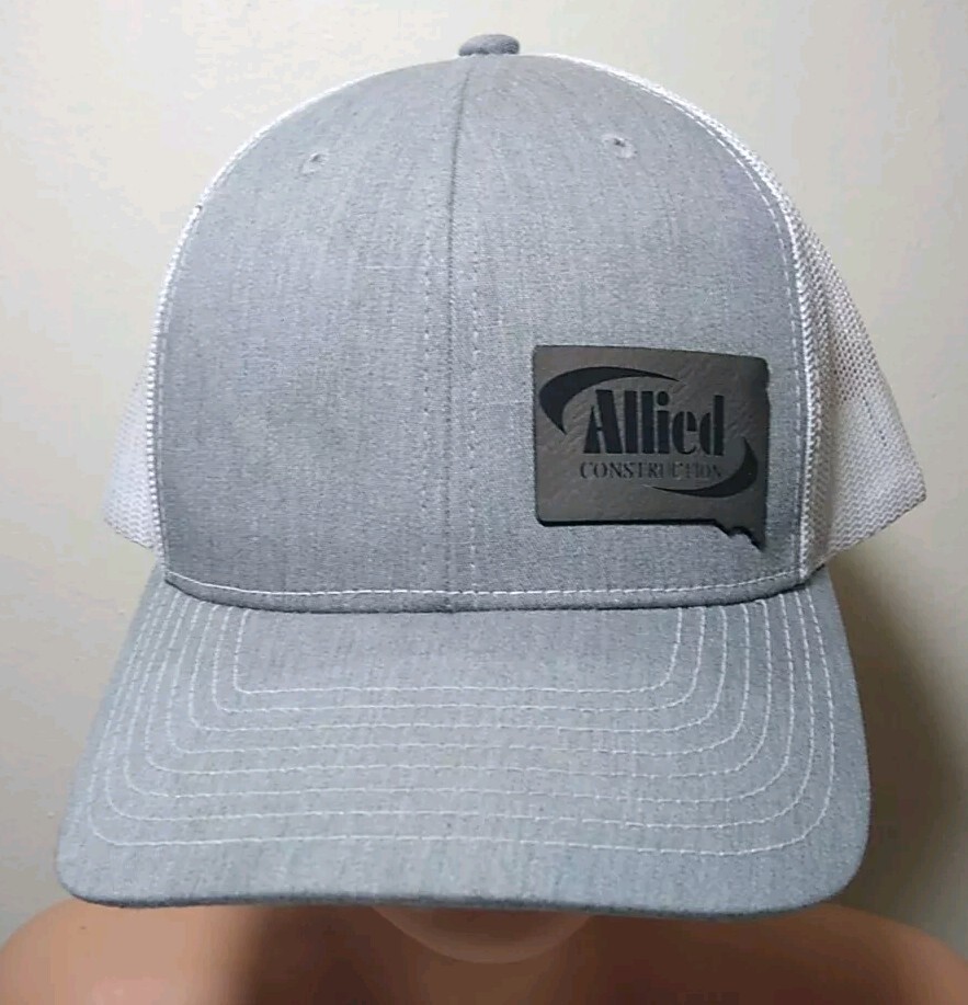 Allied Construction Gray Logo Patch Adjustable  H… - image 2