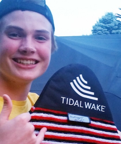 Tidal Wake TAG-IT Round Nose Surf Wake Sock w/ Built-in Name Tag Multi Clr 22550 - Picture 6 of 6