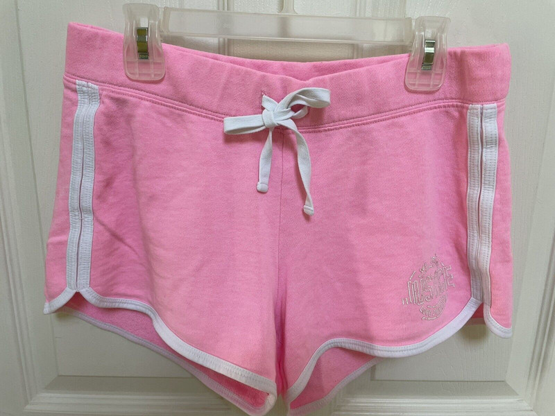 Justice Pink Pajama Lounge PJ Sweat Shorts Size 16