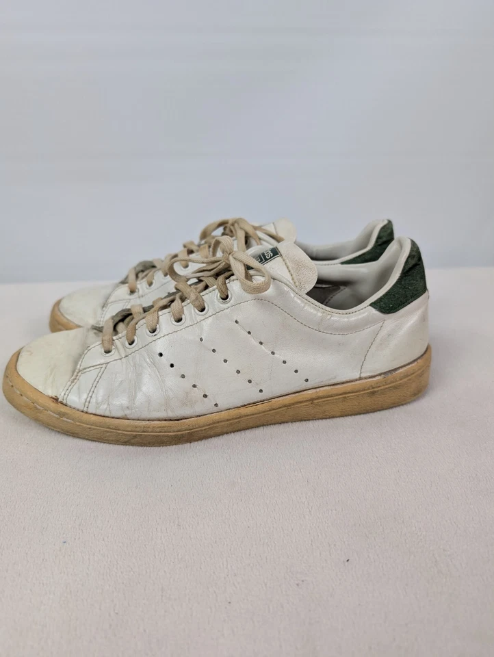 ADIDAS 1970s Robert Haillet Pre-Stan Smith France Vtg Tennis Shoe Sneaker Sz 8.5 - Image 4 of 4