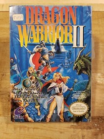 RARE! Dragon Warrior II (NES, 1990) Authentic, Tested, Working! MUST SEE!