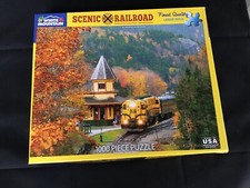 White Mountain 1000 Piece Puzzle Scenic Railroad