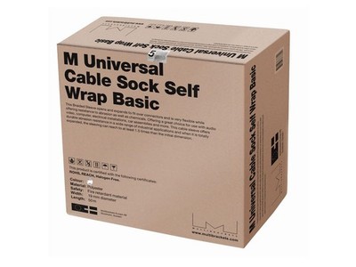 Multibrackets 7350073738809 M Universal Cable Sock Self  Wrap Basic 19mm Whi ~E~